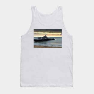 Bournemouth Pier And Beach Dorset England Tank Top